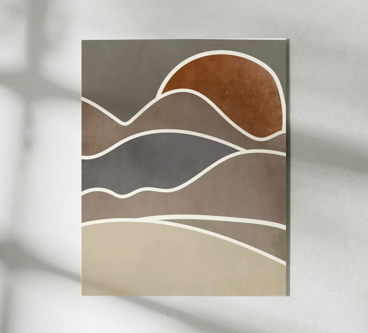 sunset layers of clouds plexiglass da pastel color shape