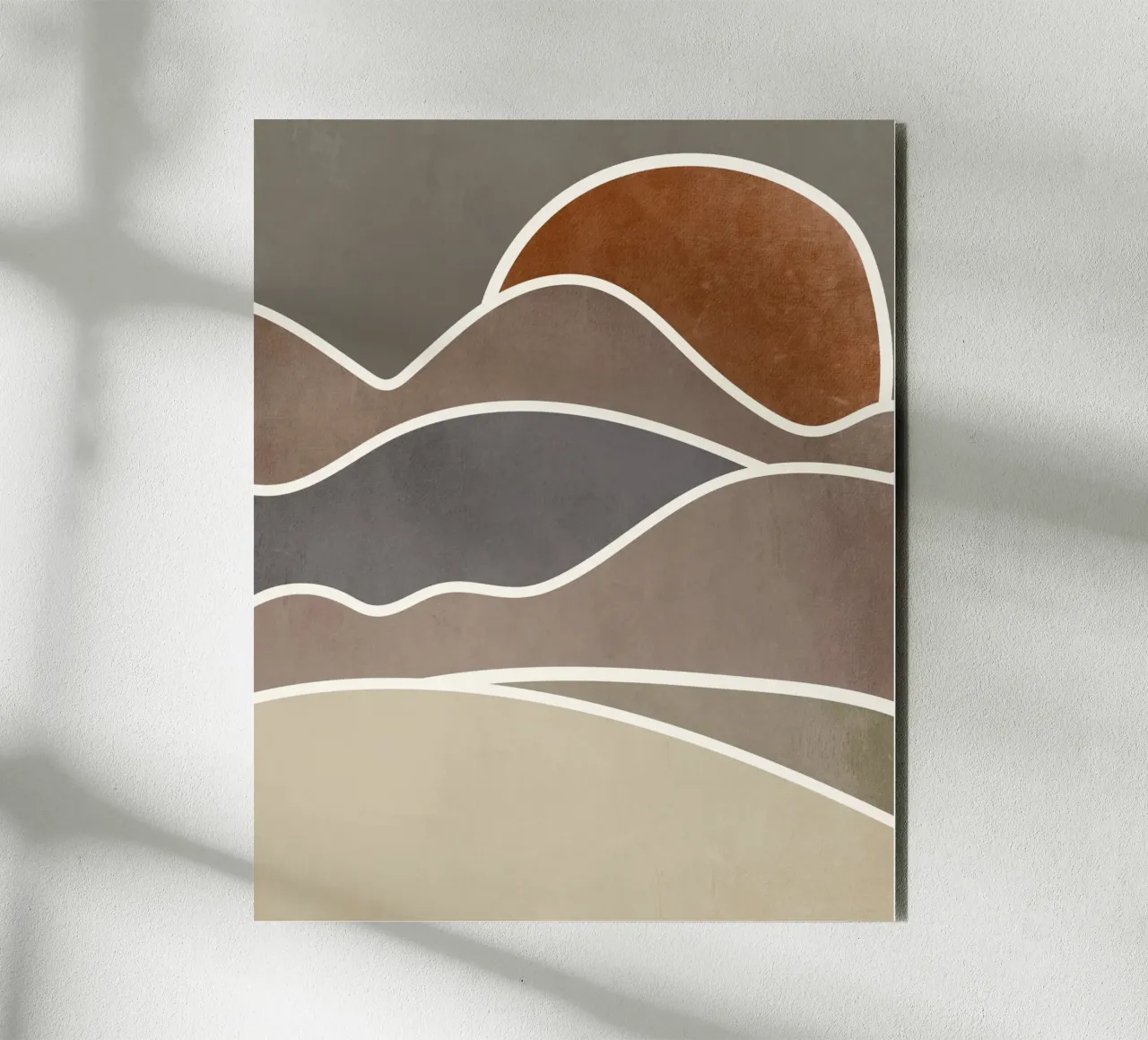 sunset layers of clouds alluminio dibond da pastel color shape