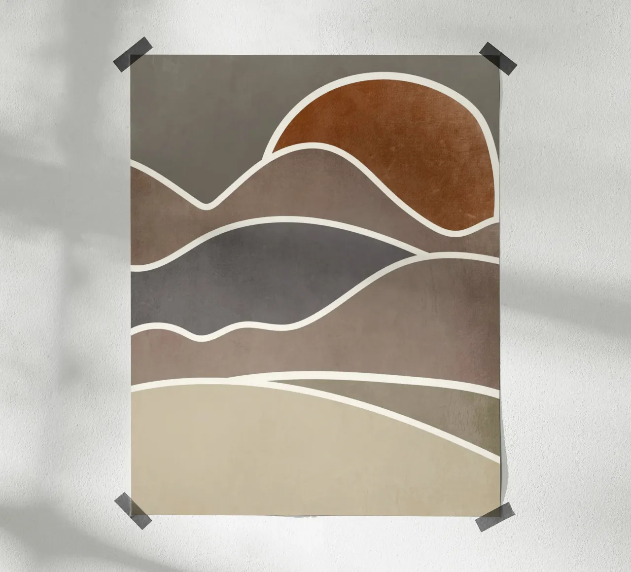 sunset layers of clouds carta hahnemühle da pastel color shape