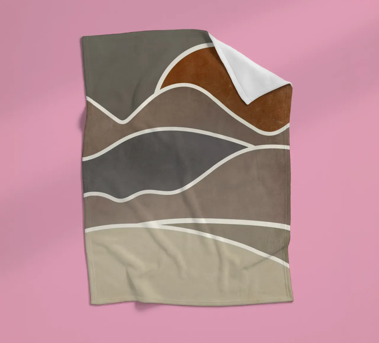 sunset layers of clouds coperta in pile da pastel color shape