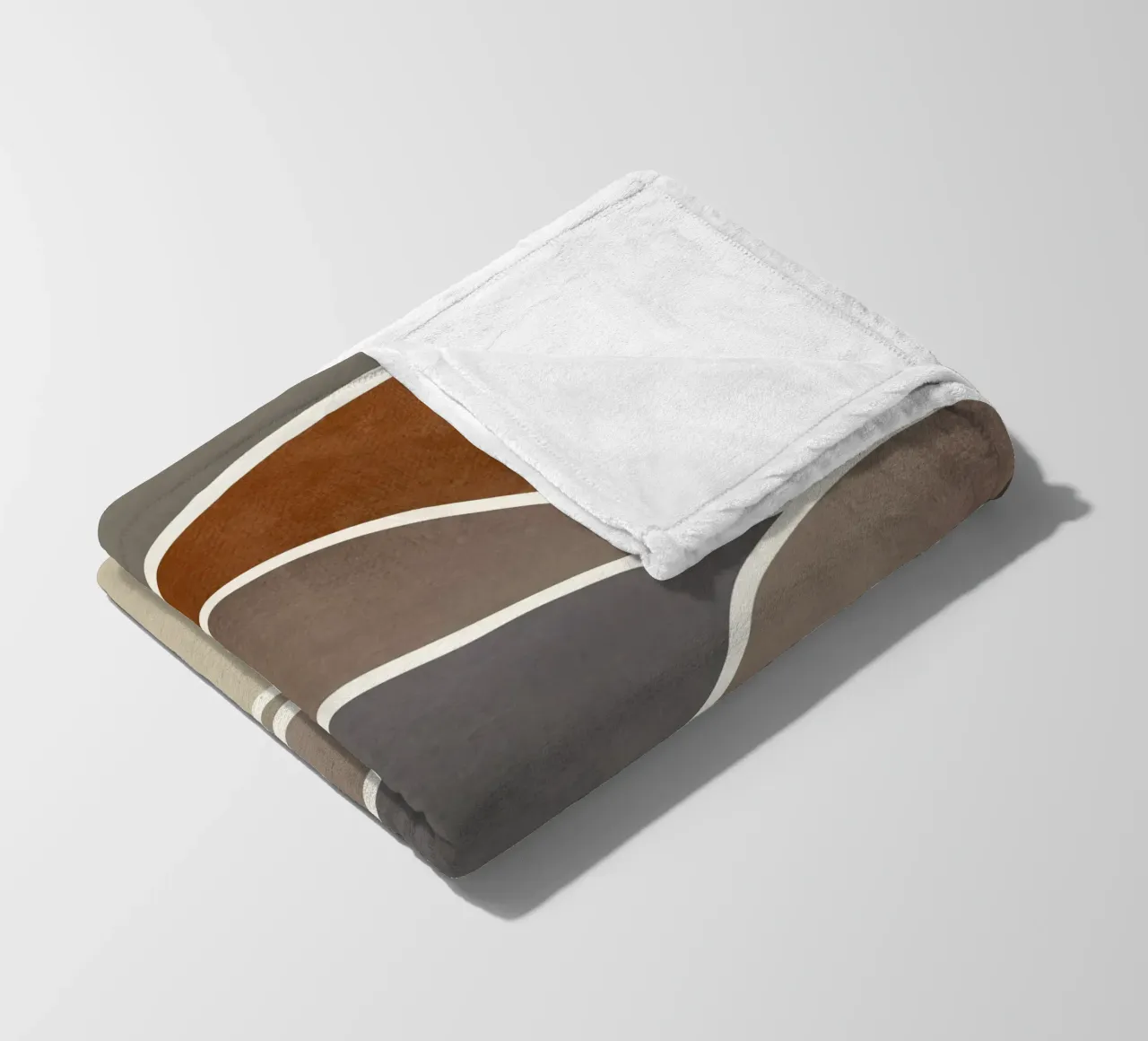 sunset layers of clouds coperta in pile da pastel color shape