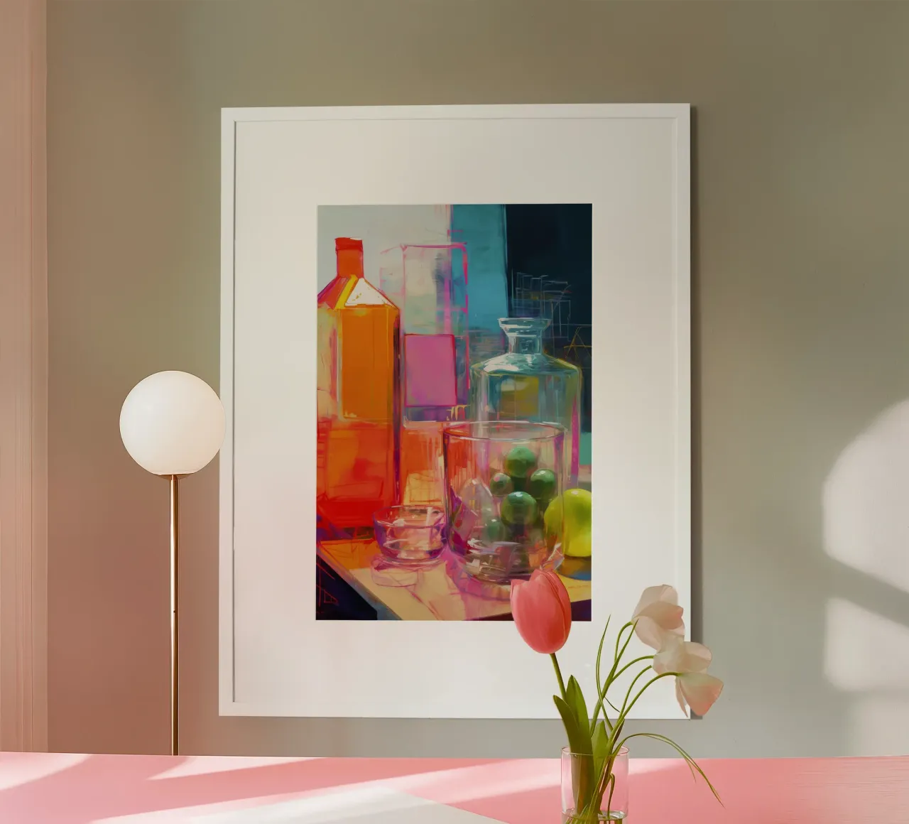 Neon Still Life carta hahnemühle da treechild
