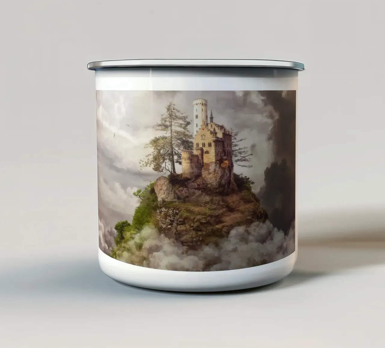 tower lonely tazza in smalto da pastel color shape
