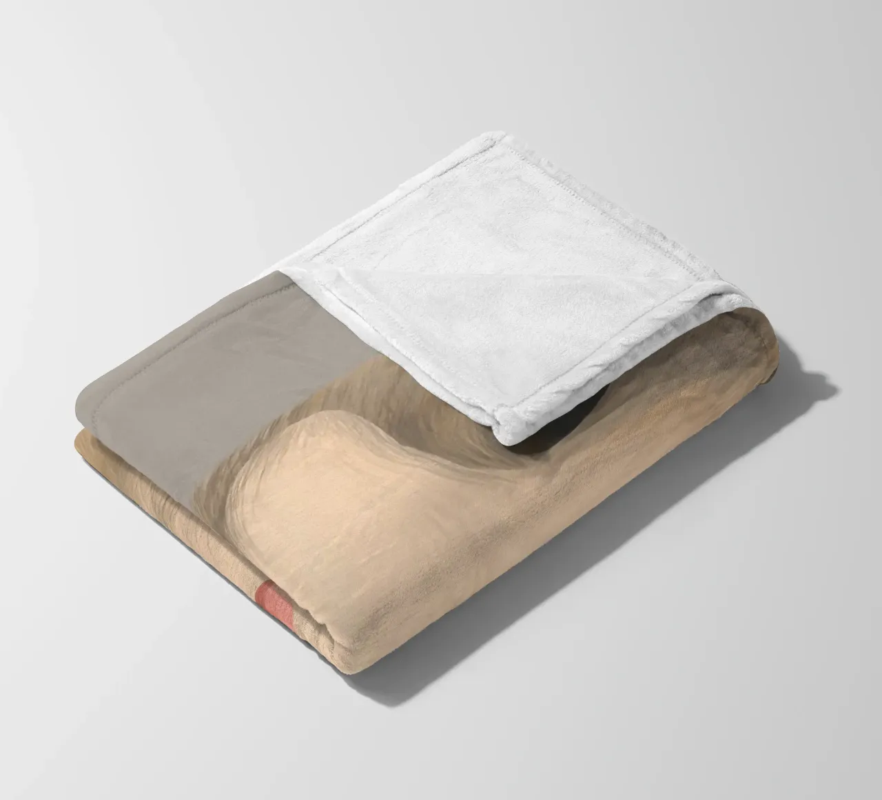 kitty posture fleecedeken van pastel color shape