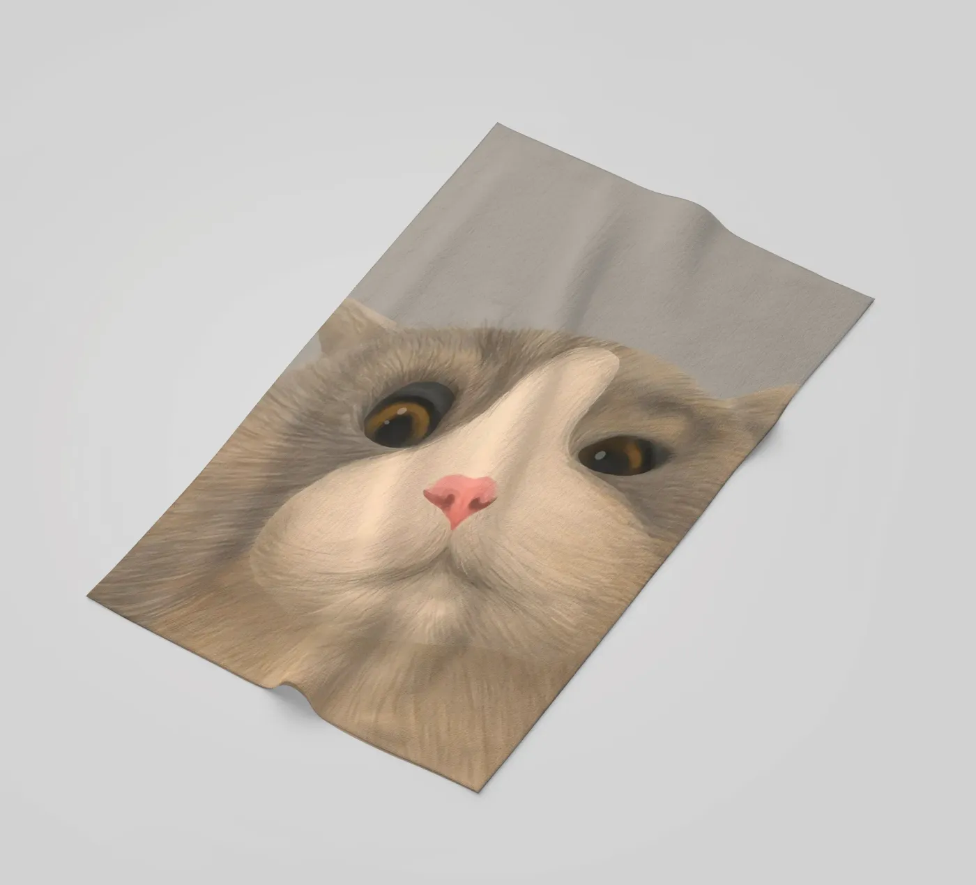 kitty posture telo mare da pastel color shape