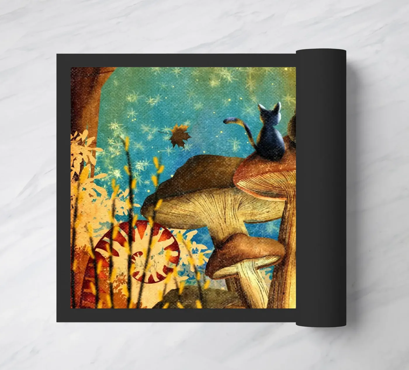 epic kitty deurmat van pastel color shape