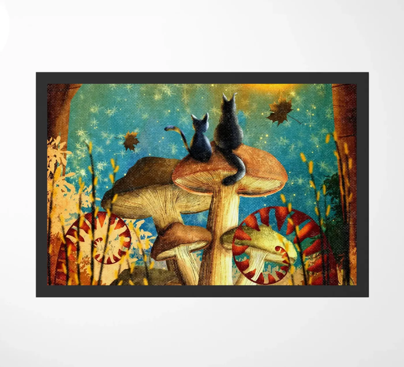 epic kitty deurmat van pastel color shape