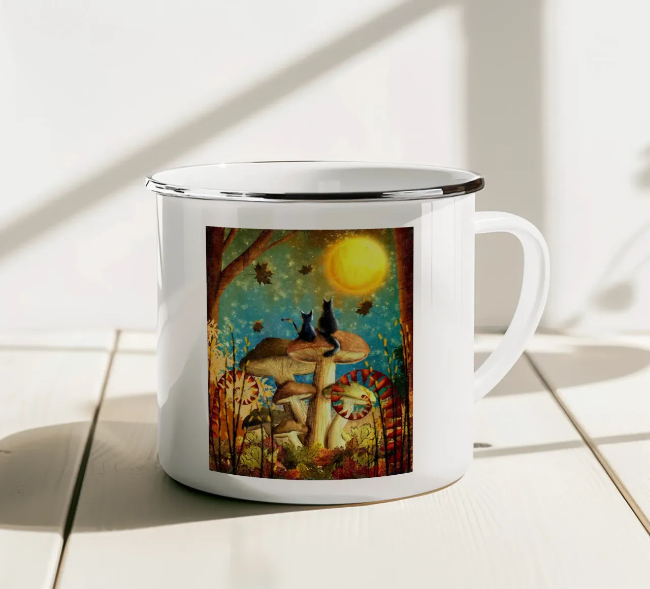 epic kitty tazza in smalto da pastel color shape