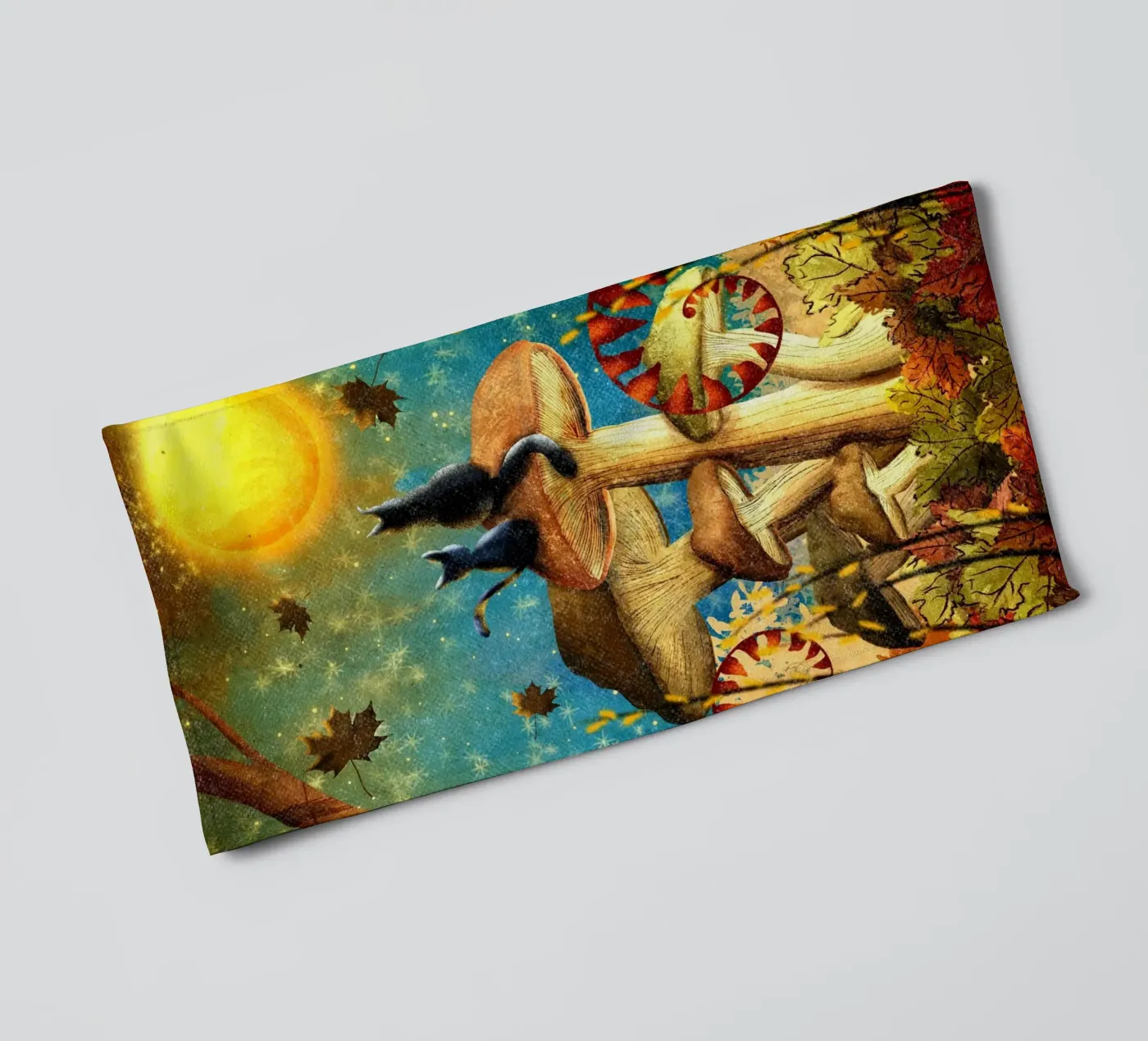 epic kitty badhanddoek van pastel color shape