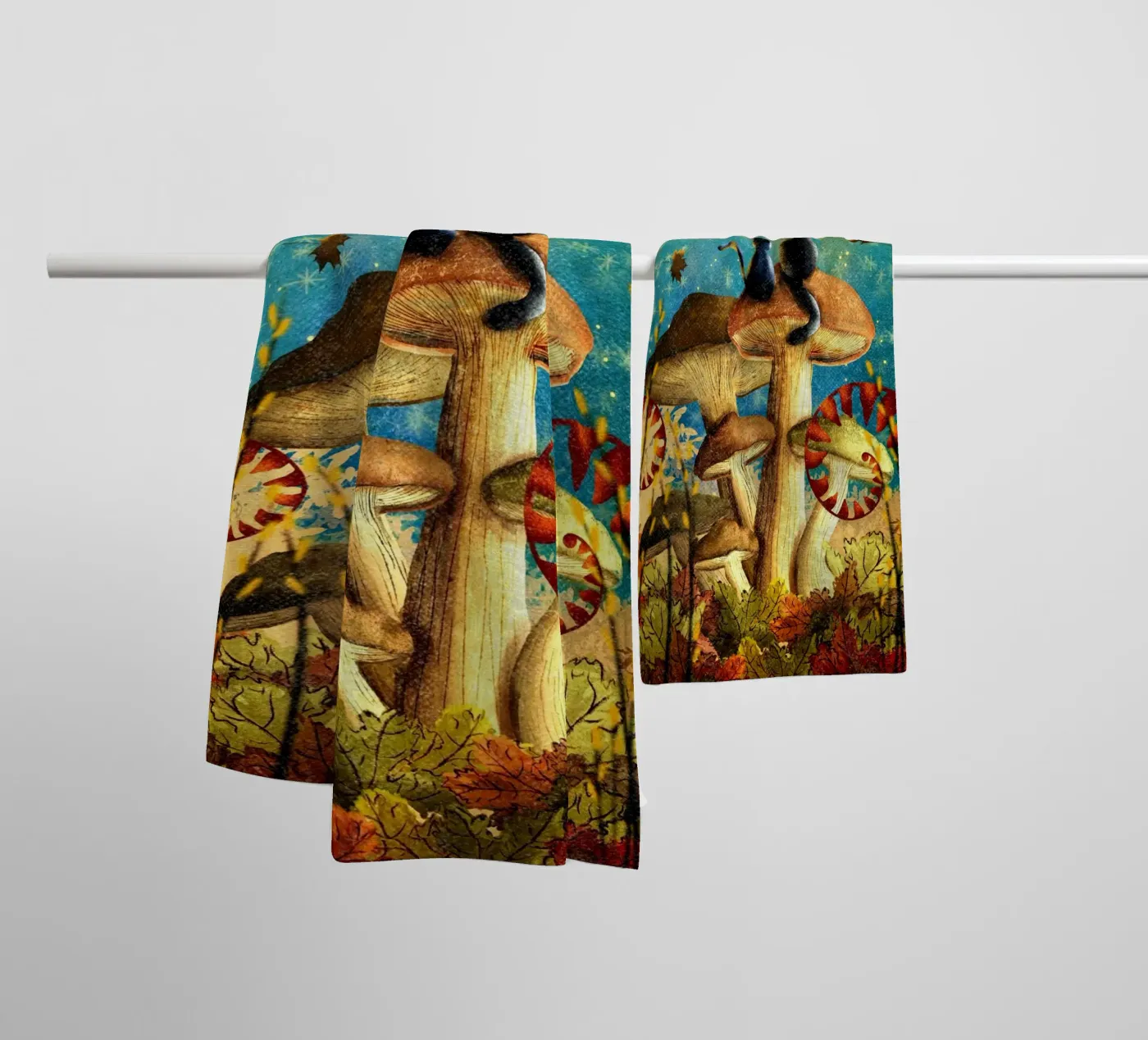 epic kitty badhanddoek van pastel color shape