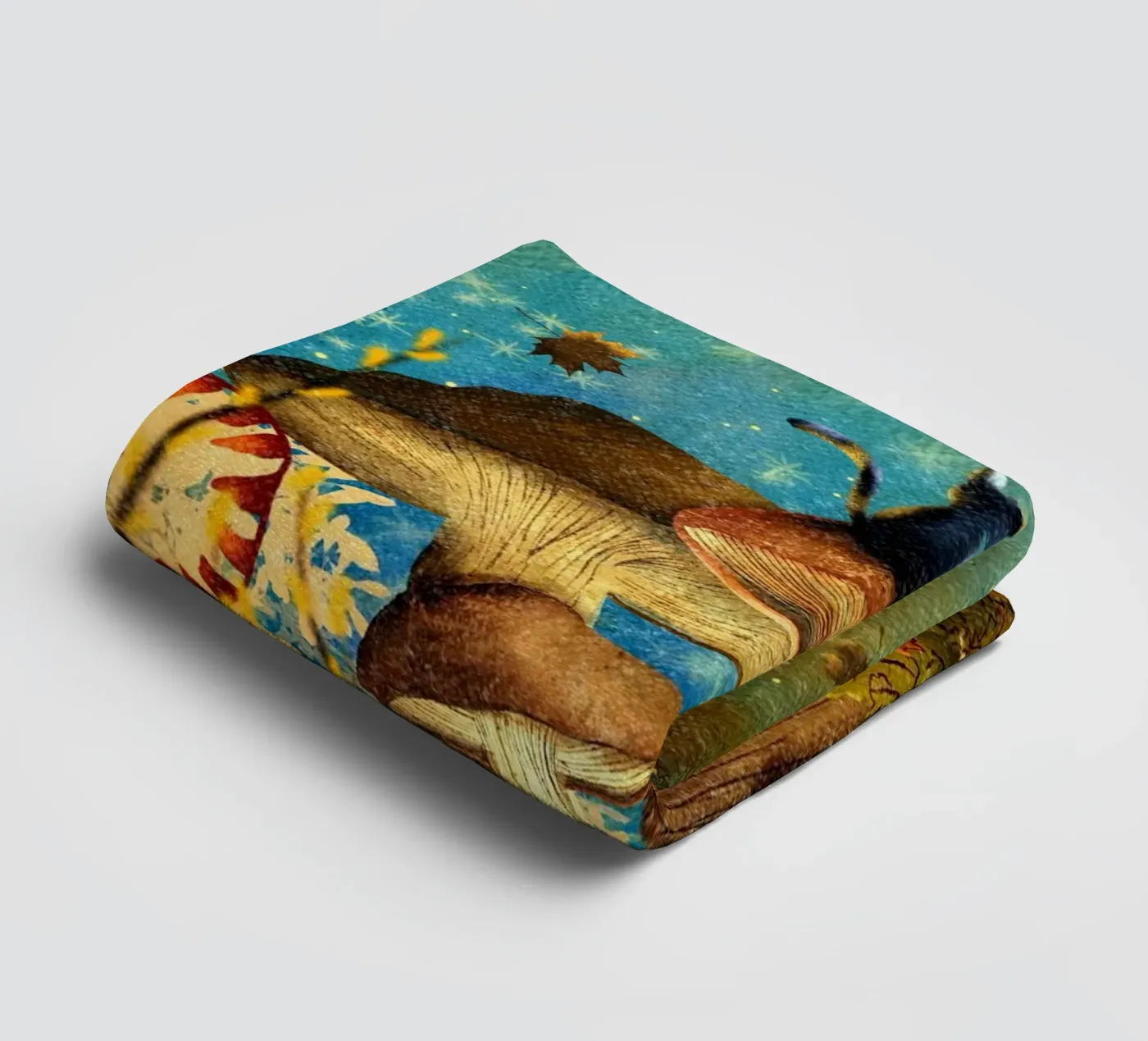 epic kitty badhanddoek van pastel color shape