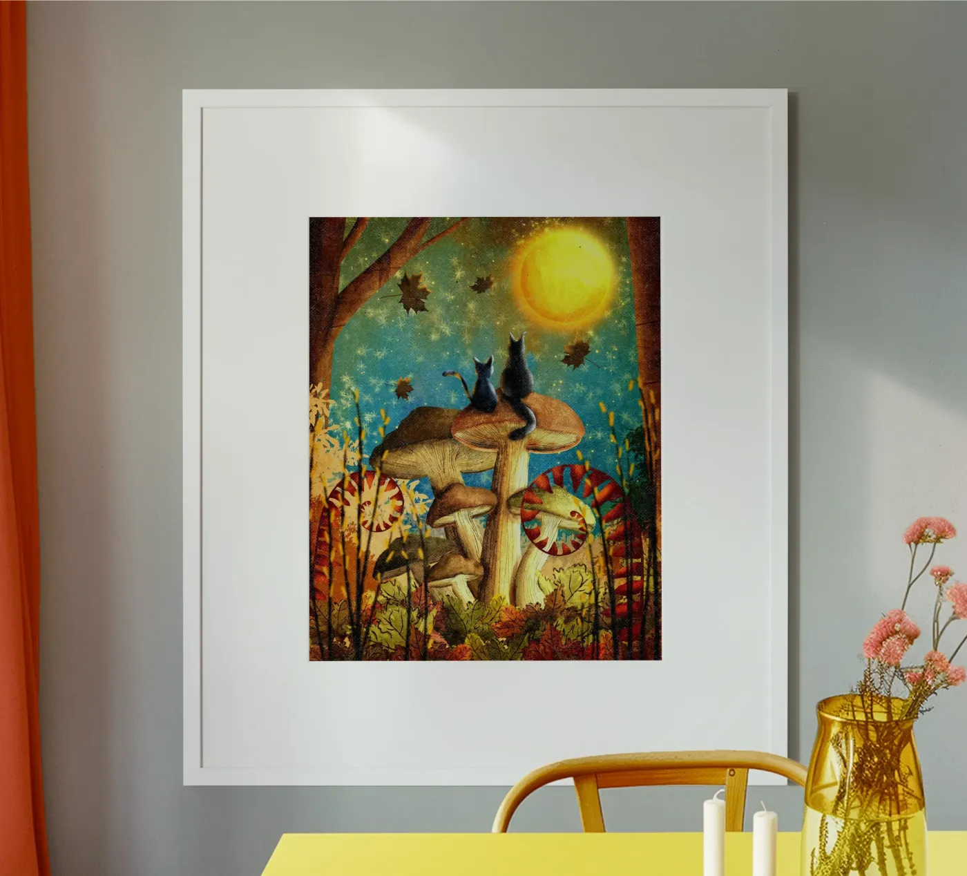 epic kitty Poster von pastel color shape