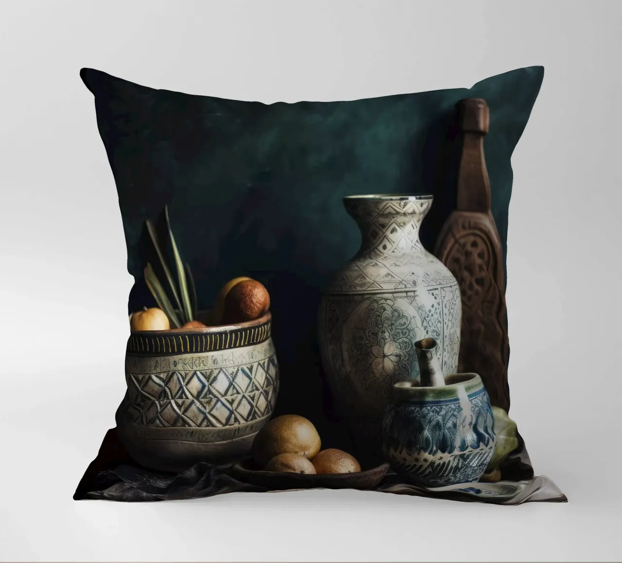 Moroccan Still Life No 1 cuscino da treechild