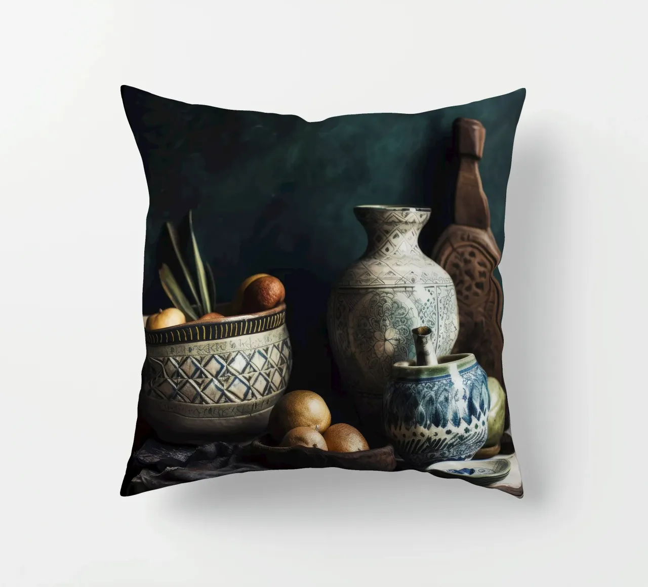 Moroccan Still Life No 1 cuscino da treechild