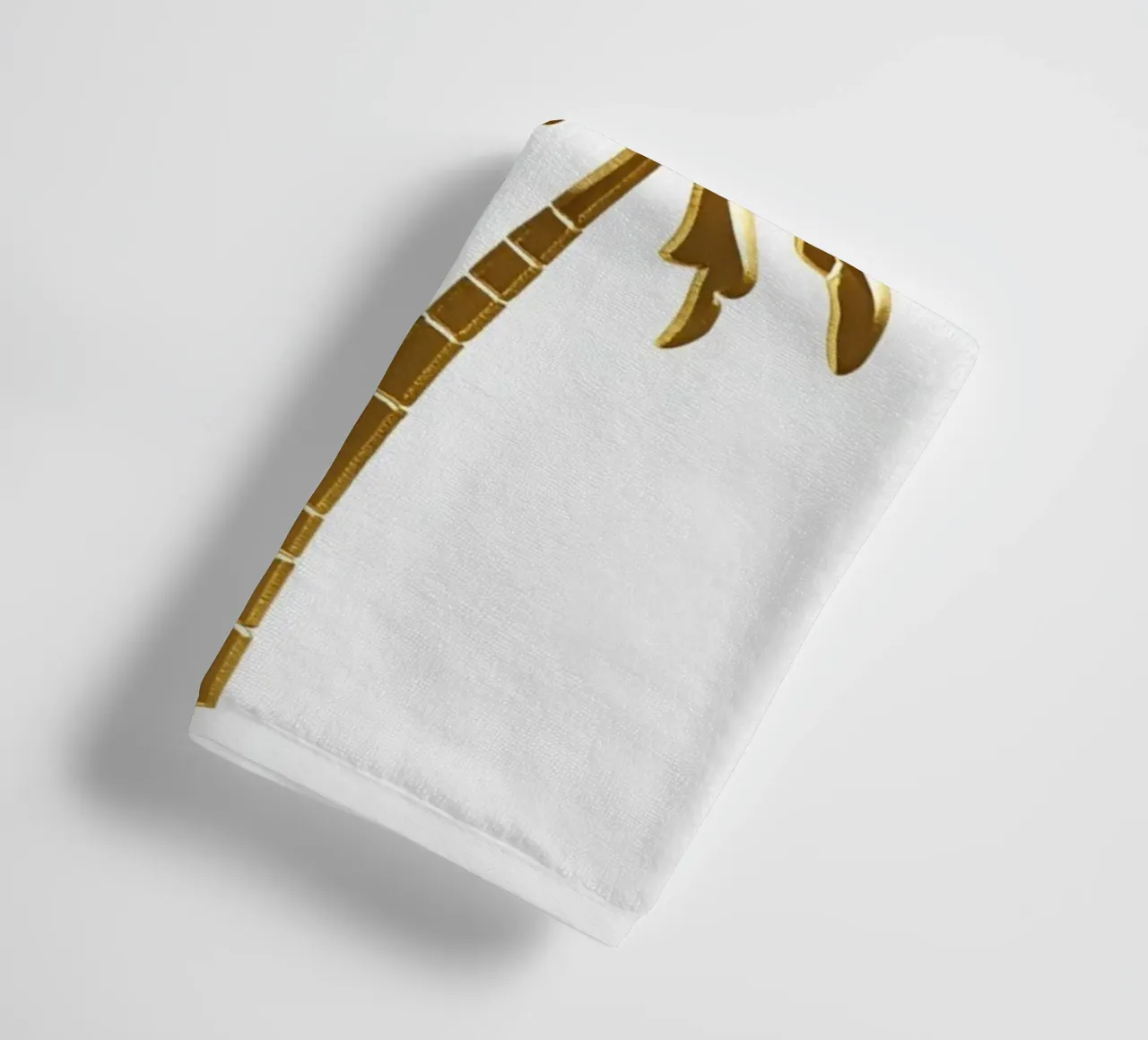 Gold Palm Trees Art Print - Hand-Drawn Cursive & Modern Lett towel by inspirational quote
