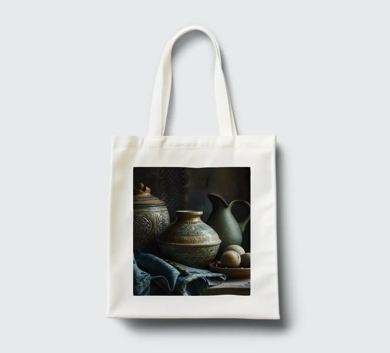 Moroccan Still Life No 3 borsa in juta da treechild