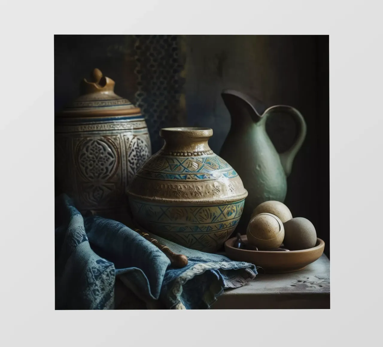 Moroccan Still Life No 3 telo in pvc da treechild