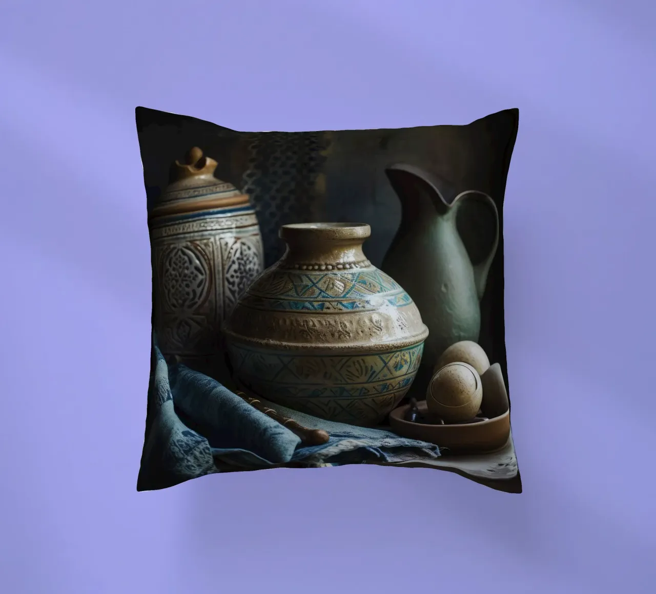 Moroccan Still Life No 3 cuscino da treechild