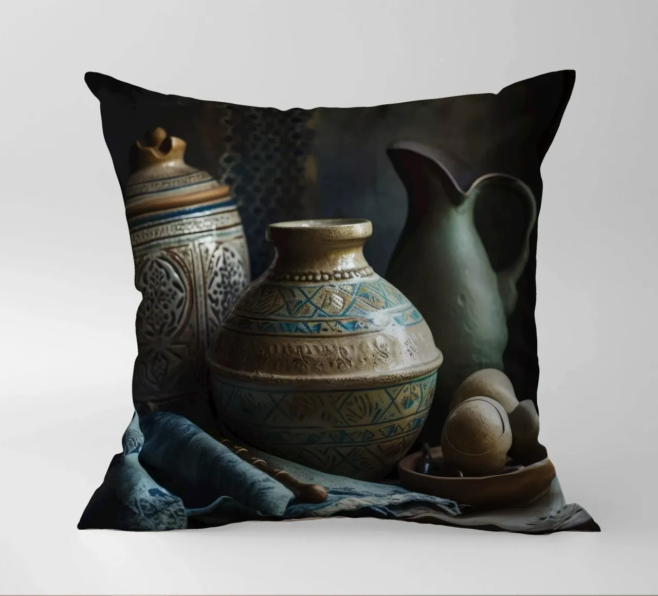 Moroccan Still Life No 3 cuscino da treechild