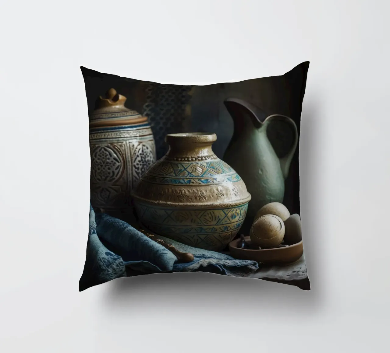 Moroccan Still Life No 3 cuscino da treechild