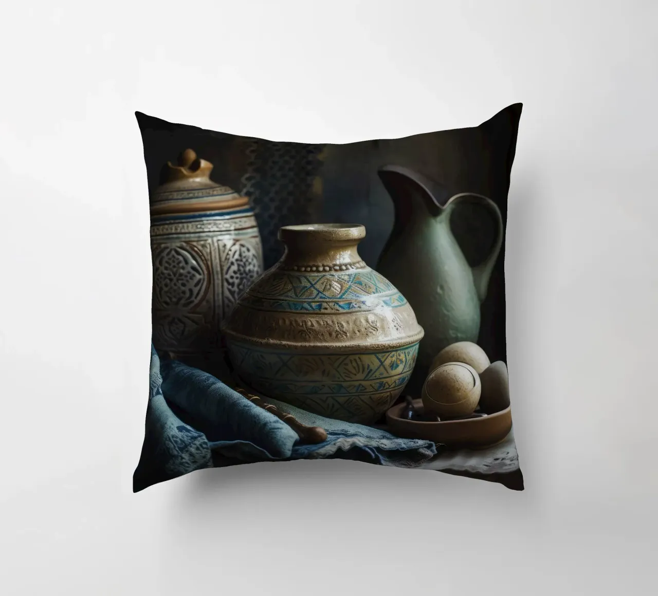 Moroccan Still Life No 3 cuscino da treechild