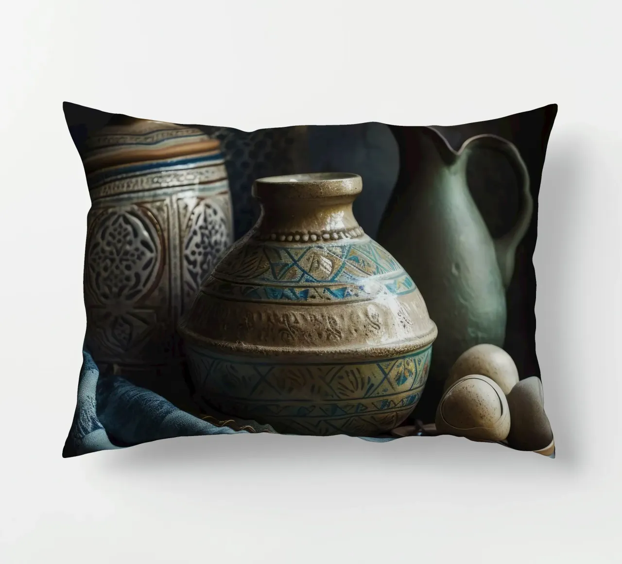 Moroccan Still Life No 3 cuscino da treechild