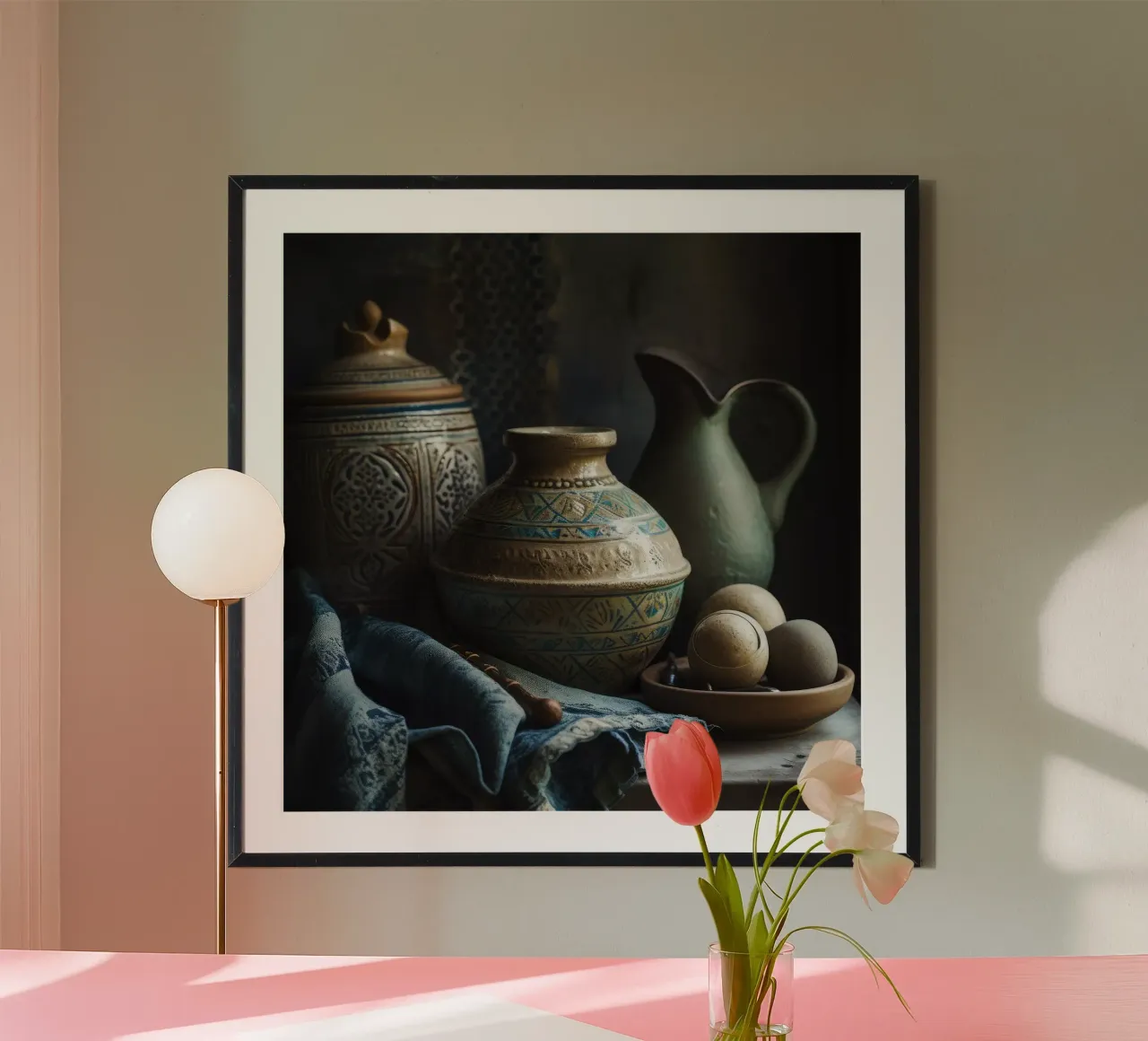 Moroccan Still Life No 3 carta hahnemühle da treechild