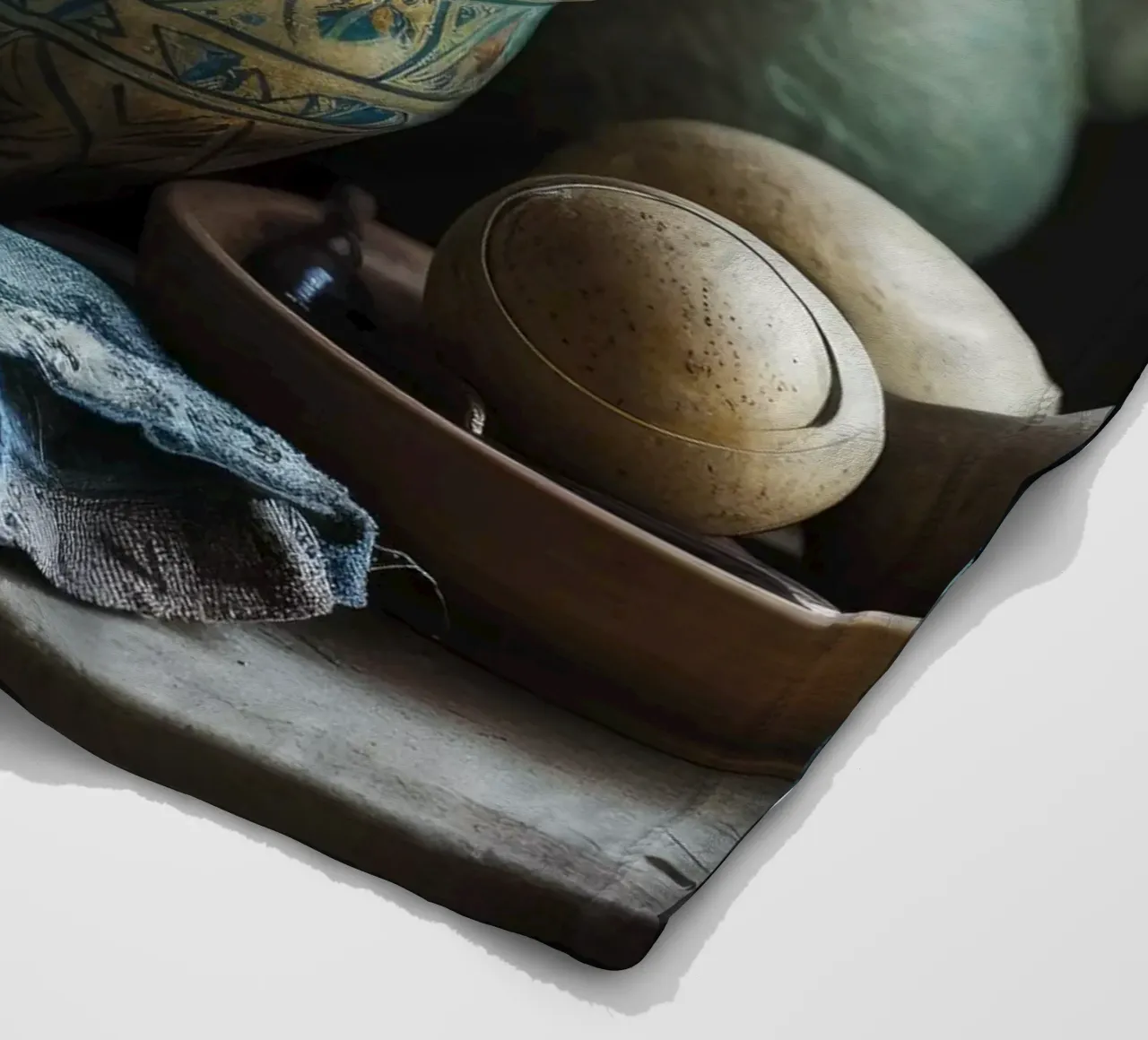 Moroccan Still Life No 3 coperta in pile da treechild