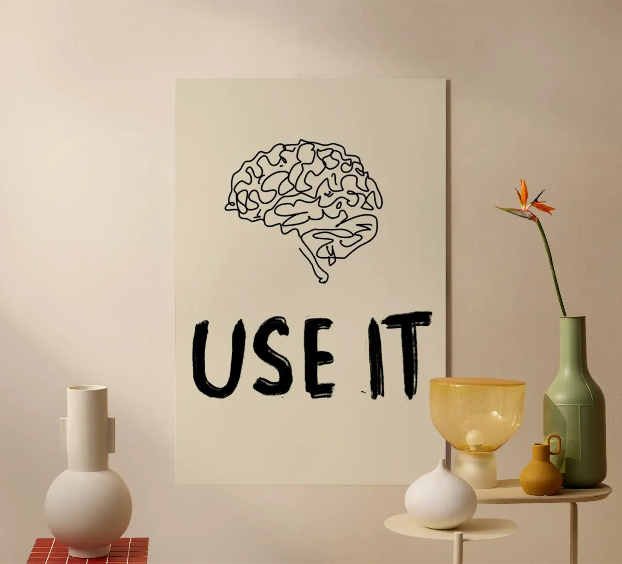 use it acrylic glass by art quots shop
