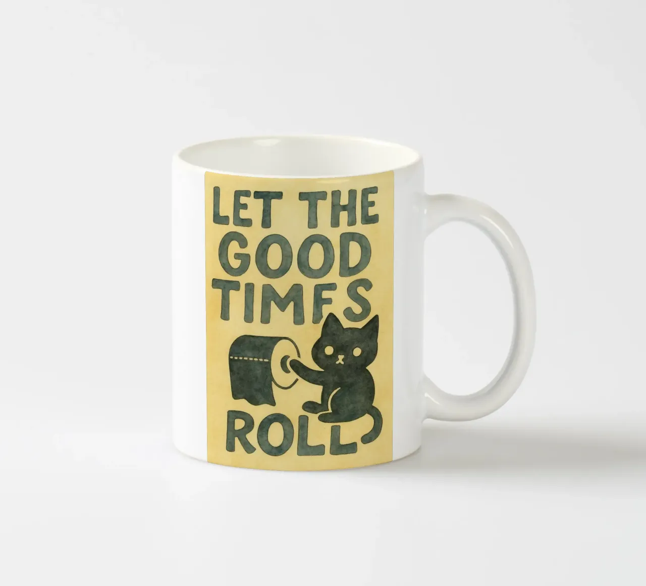 Lasciate che i bei tempi scorrano tazza in ceramica da mompunks