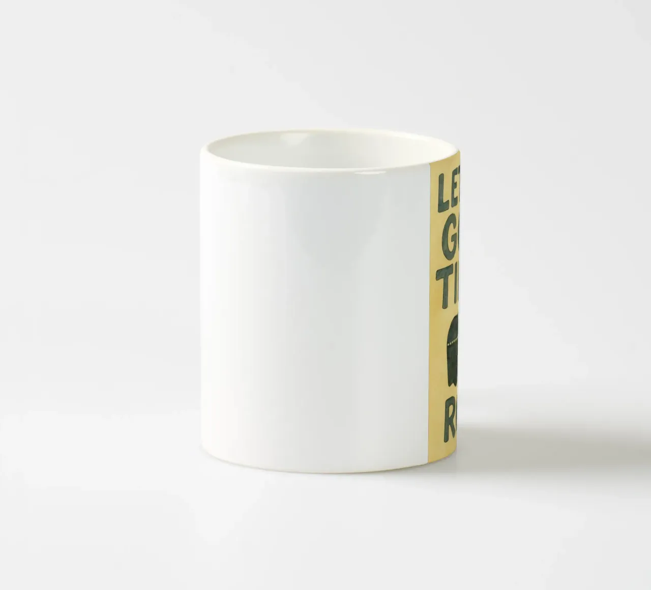 Lasciate che i bei tempi scorrano tazza in ceramica da mompunks