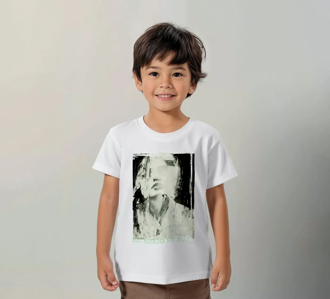 Fleurs du Mal t-shirt bambini da Sandrine Pagnoux