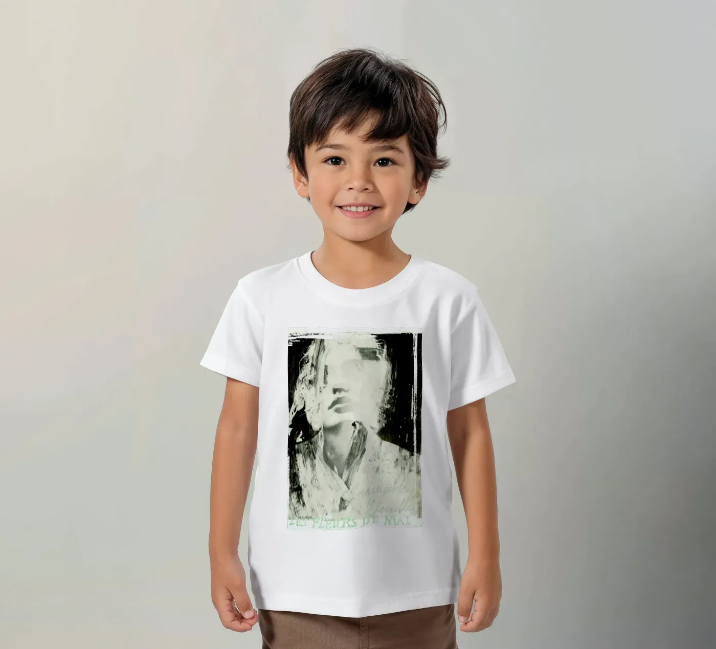 Fleurs du Mal t-shirt bambini da Sandrine Pagnoux