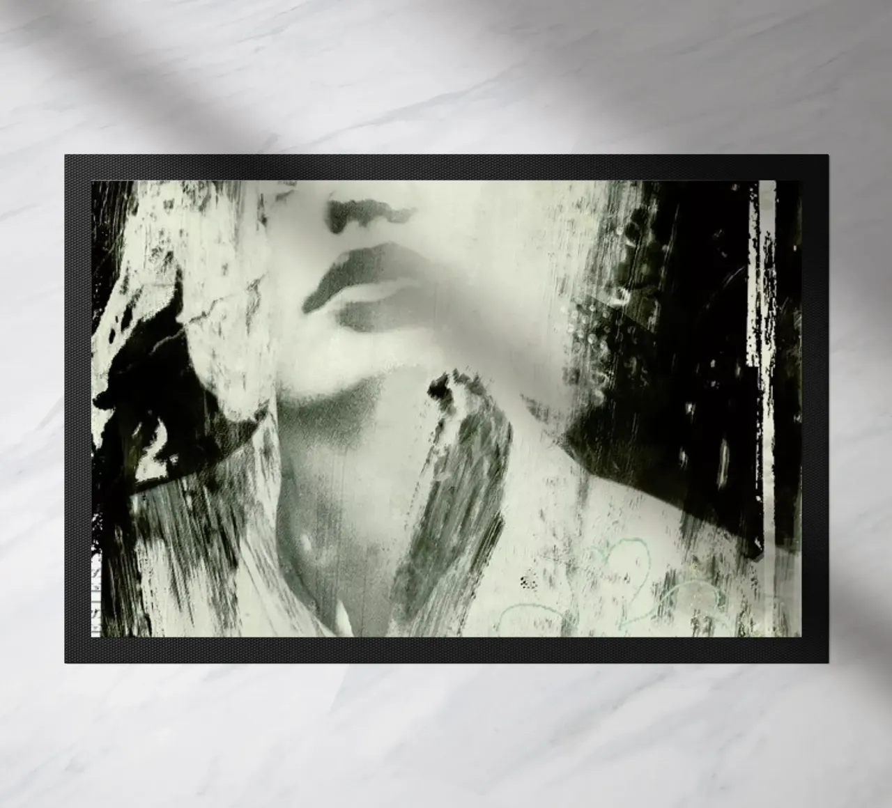 Fleurs du Mal doormat by Sandrine Pagnoux