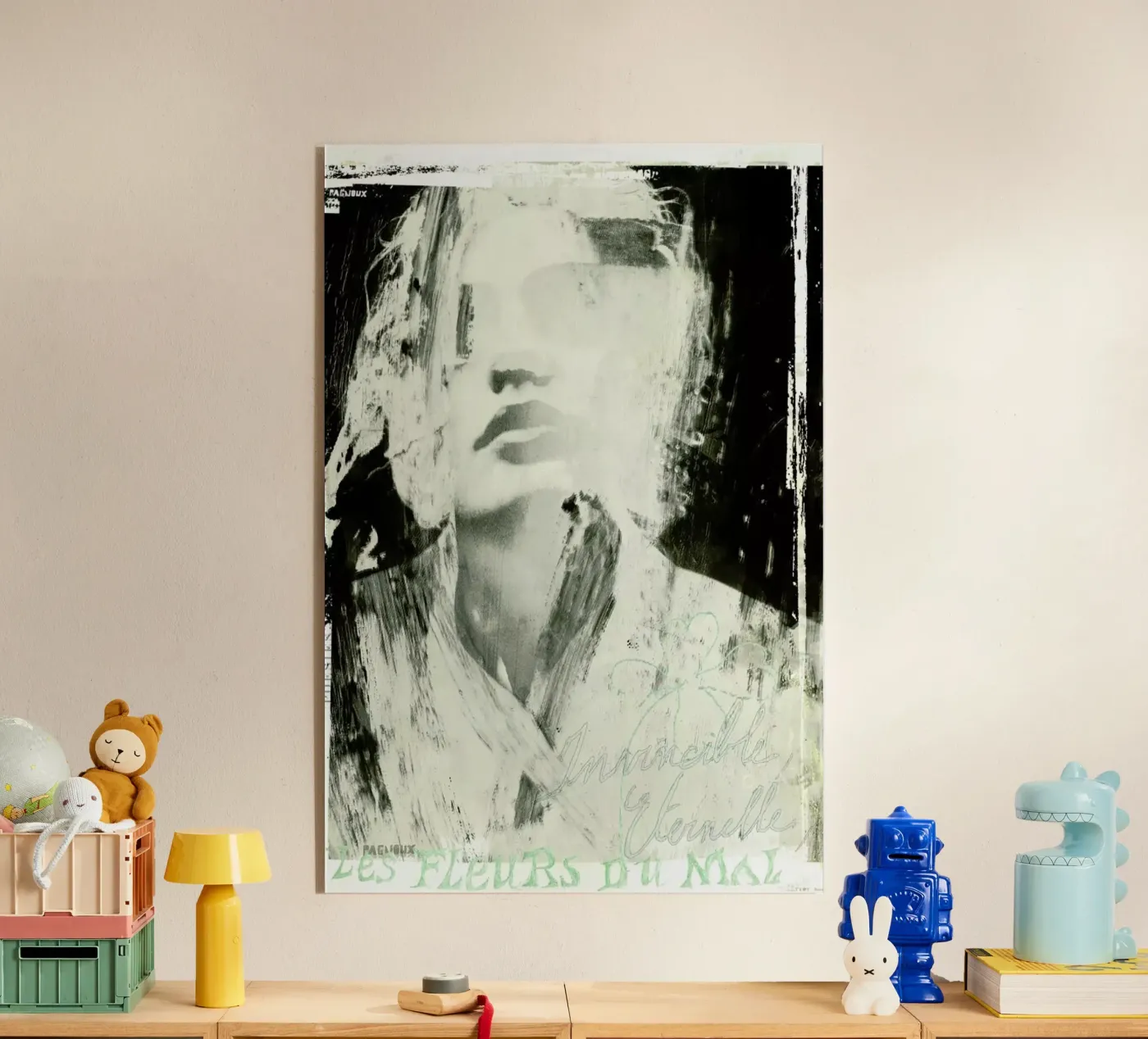 Fleurs du Mal acryl van Sandrine Pagnoux