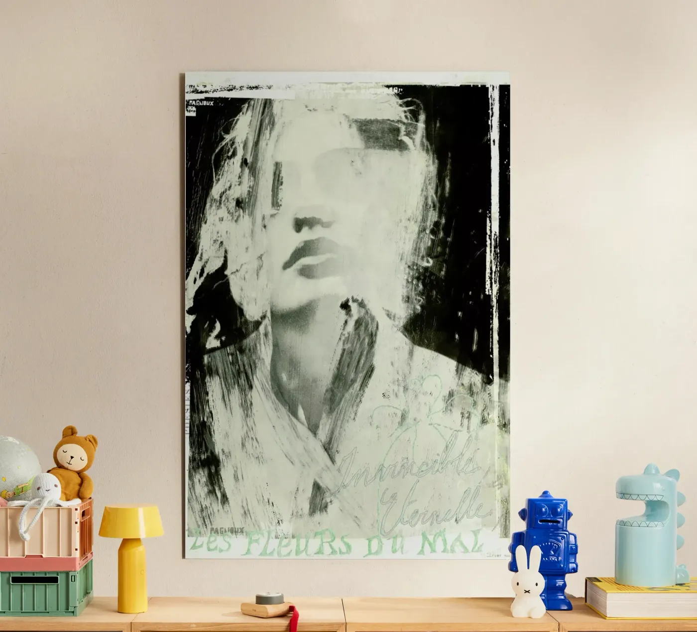 Fleurs du Mal forex plate by Sandrine Pagnoux