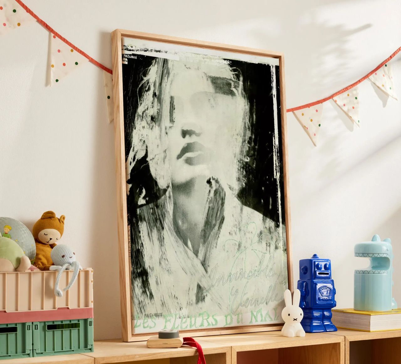 Fleurs du Mal Leinwand von Sandrine Pagnoux