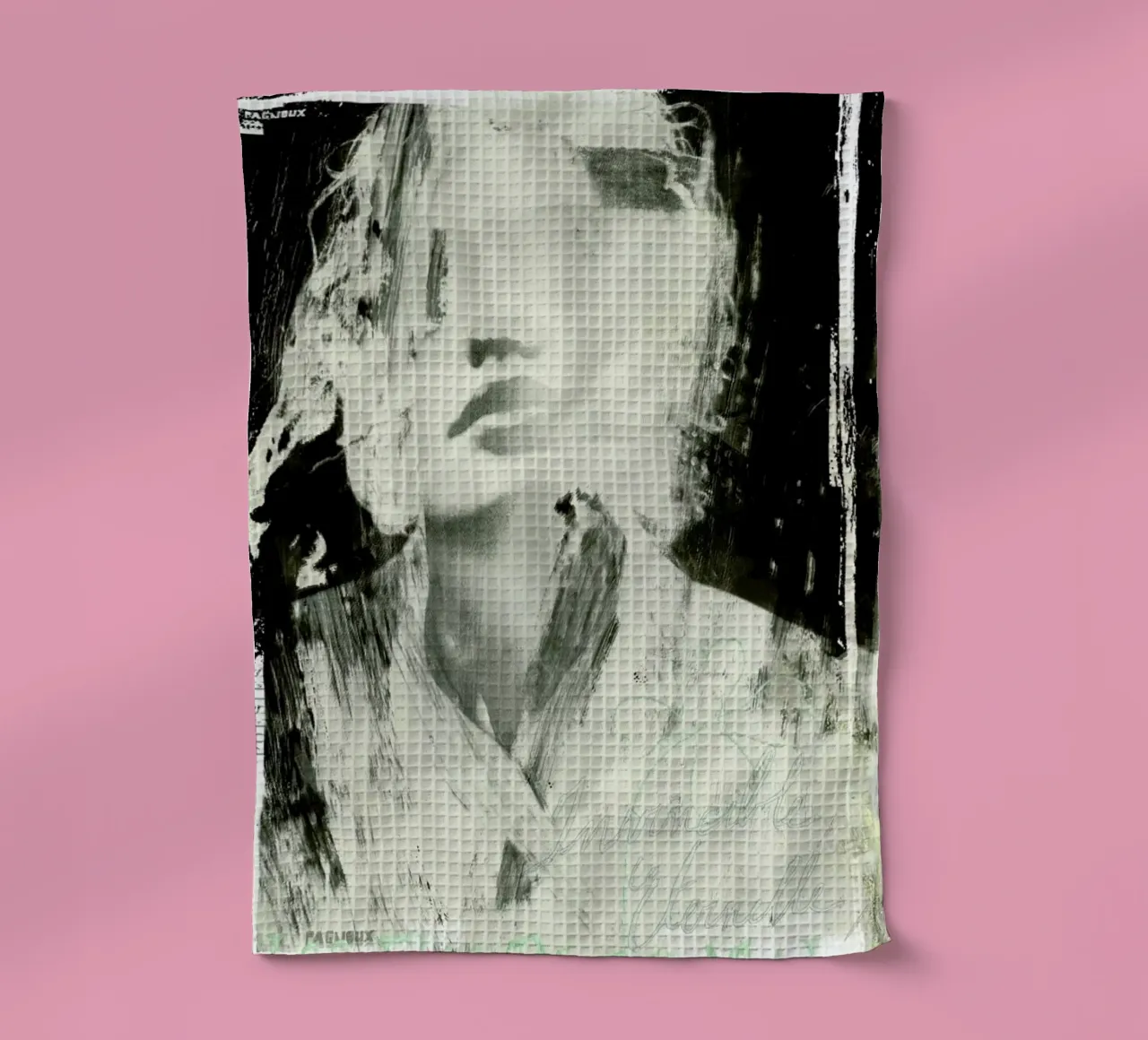 Fleurs du Mal tea towel by Sandrine Pagnoux