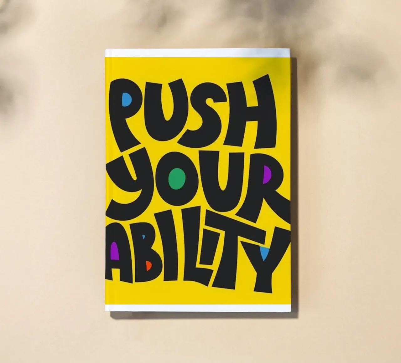 push your ability notebook by art quots shop
