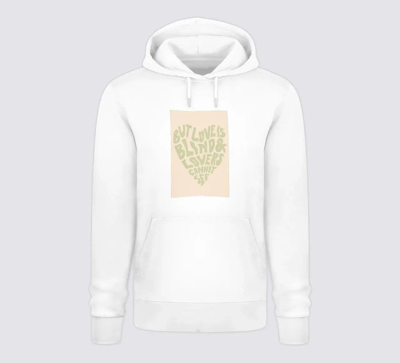 ma l'amore è cieco felpa con cappuccio da art quots shop