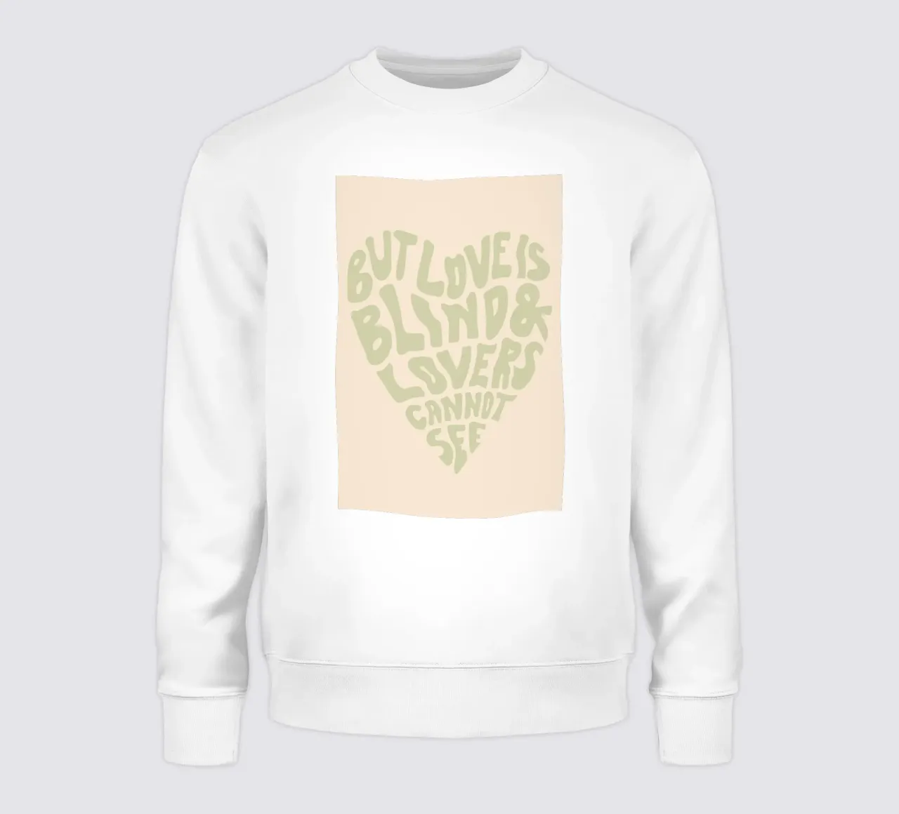 ma l'amore è cieco felpa da art quots shop