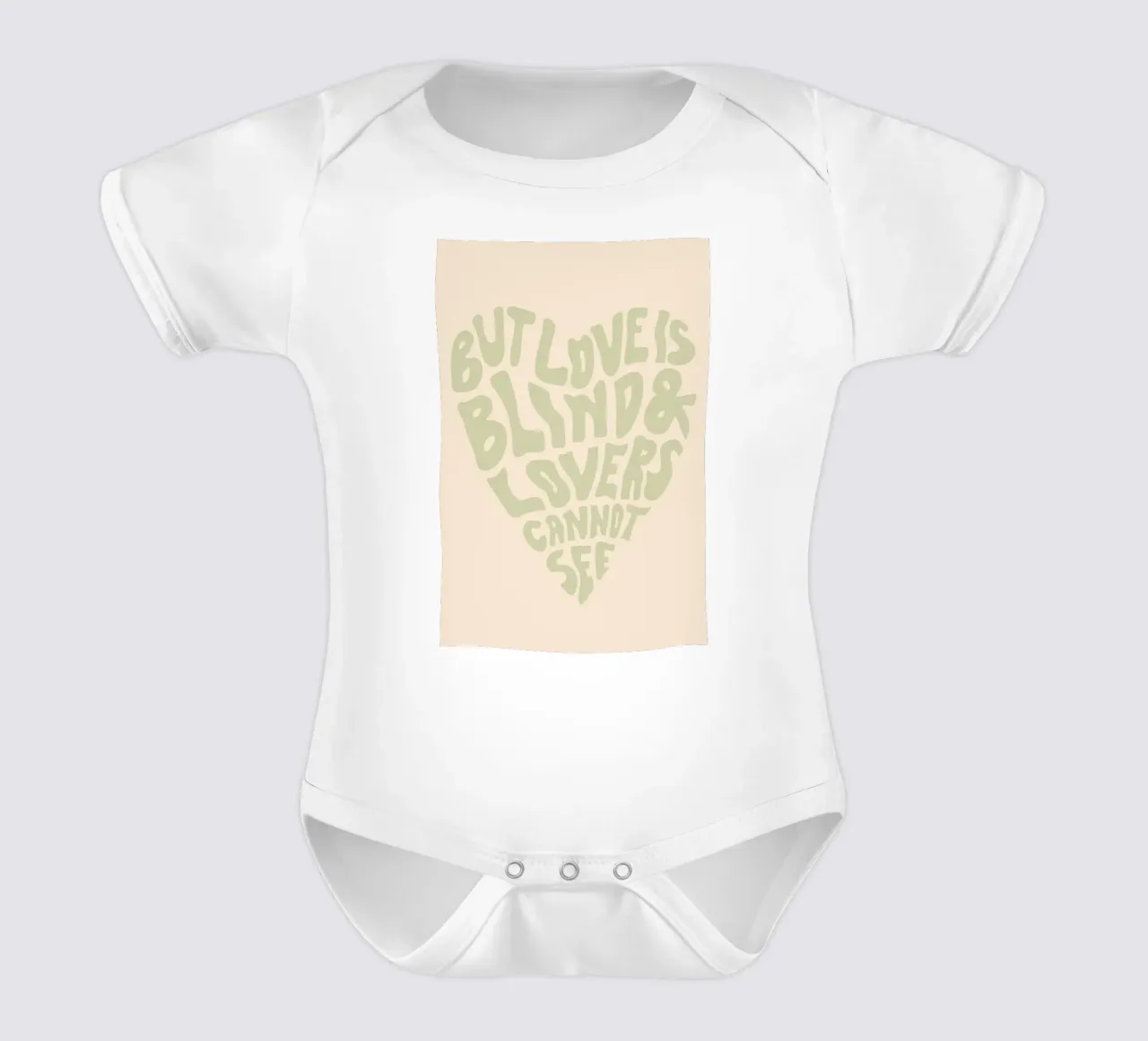 ma l'amore è cieco body neonato maniche corte da art quots shop