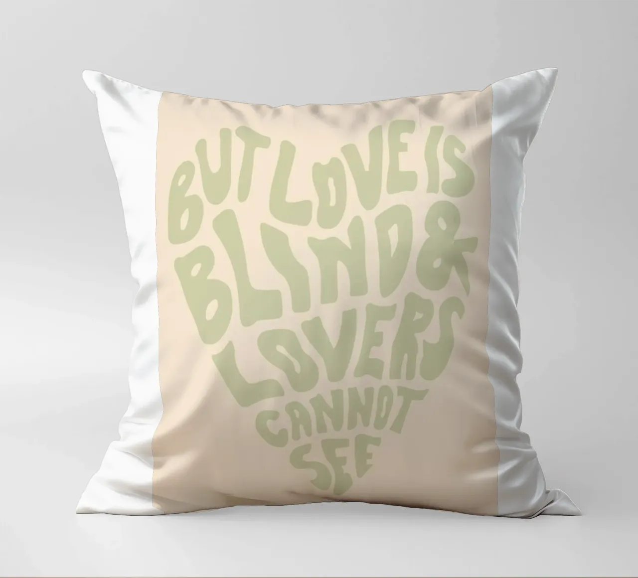 ma l'amore è cieco cuscino da art quots shop