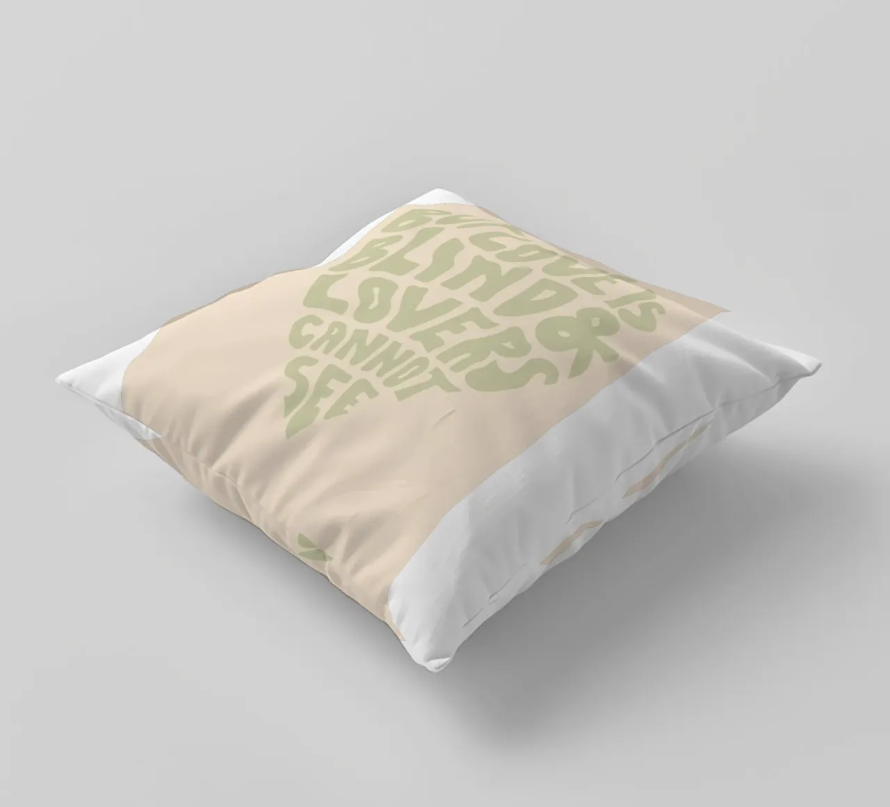 ma l'amore è cieco cuscino da art quots shop
