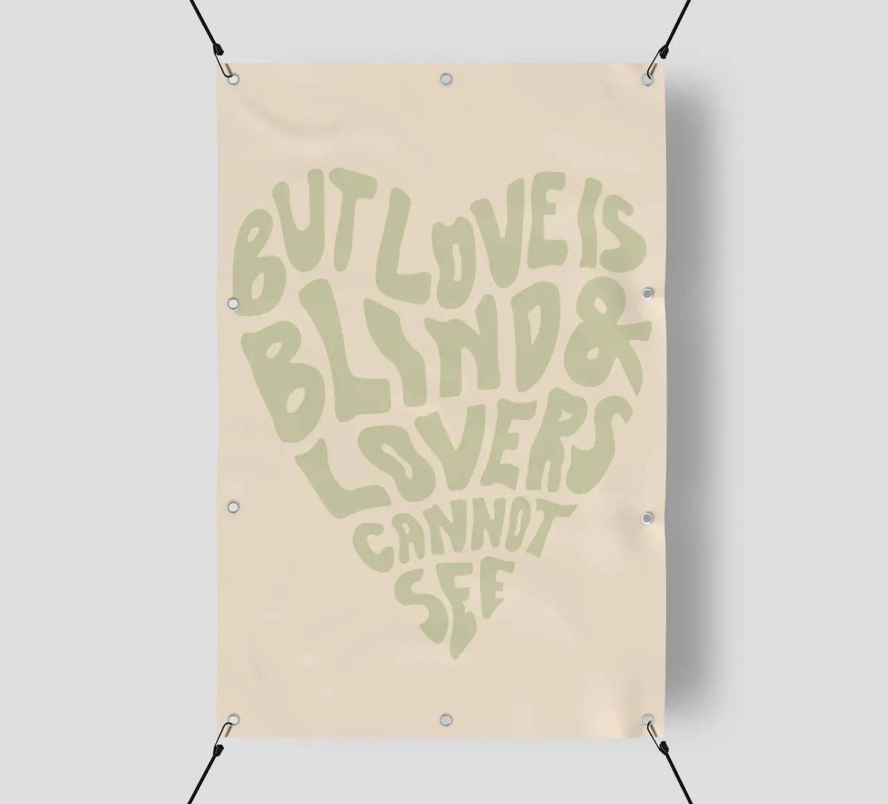 ma l'amore è cieco telo in pvc da art quots shop
