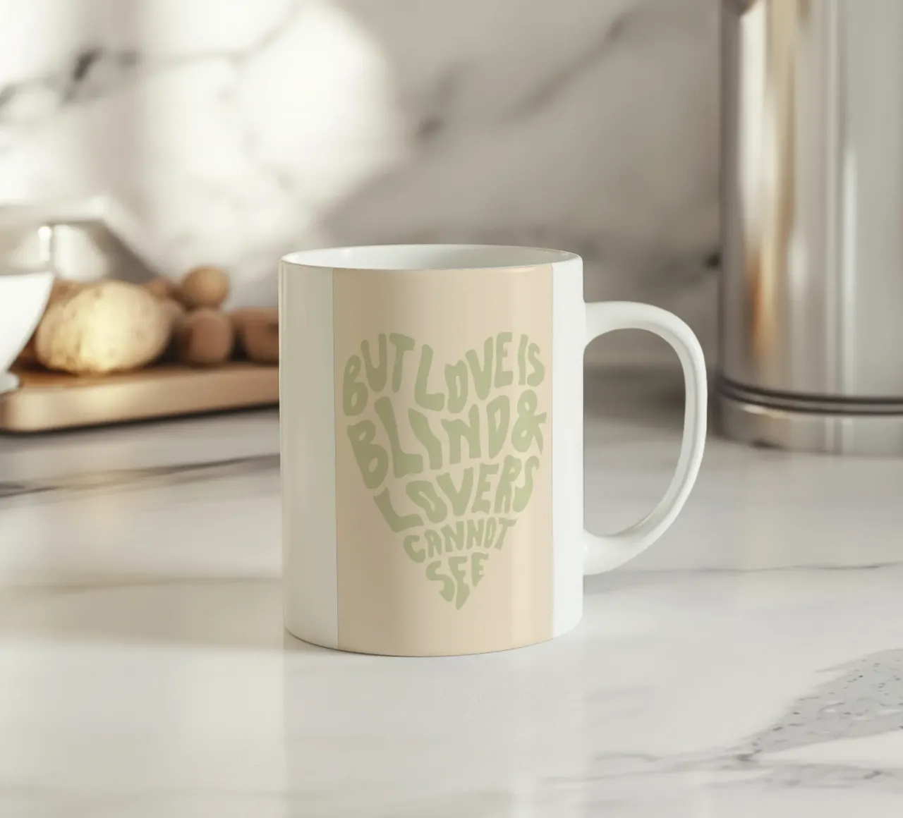 ma l'amore è cieco tazza in ceramica da art quots shop