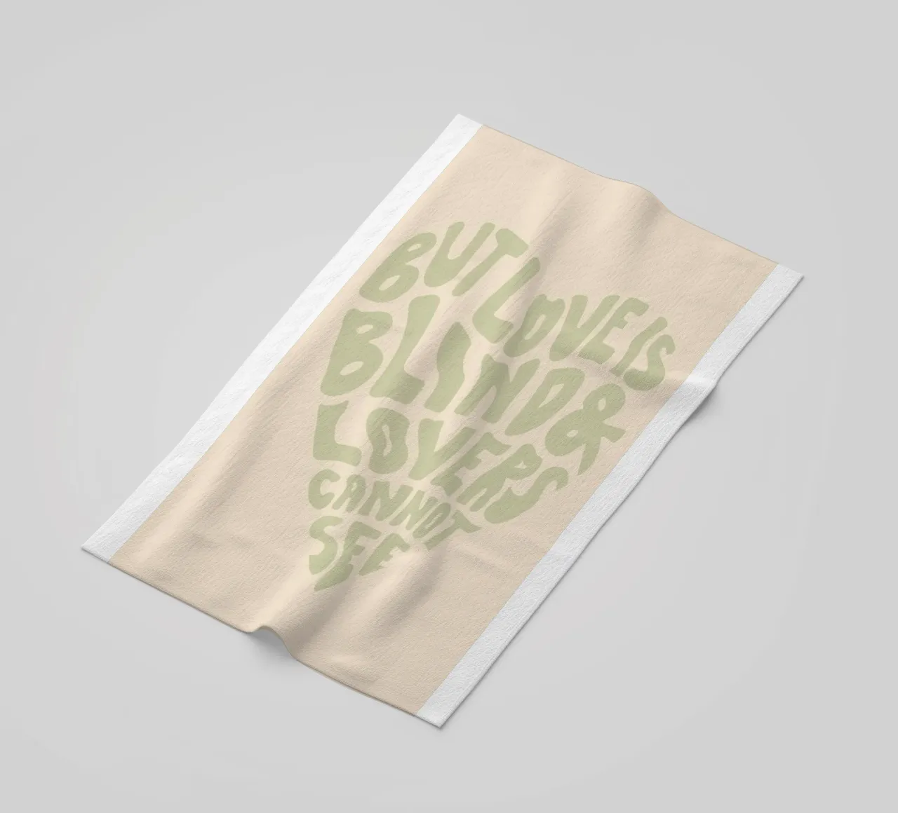 ma l'amore è cieco telo mare da art quots shop