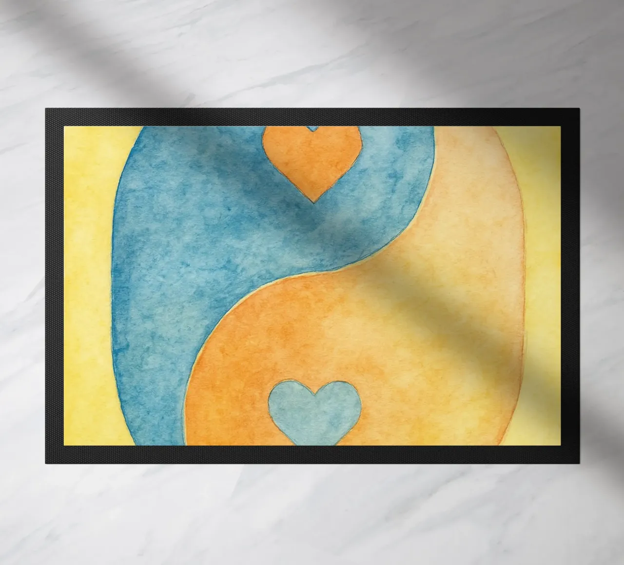 amore yin yang pittura colorata zerbino da vickeyroads