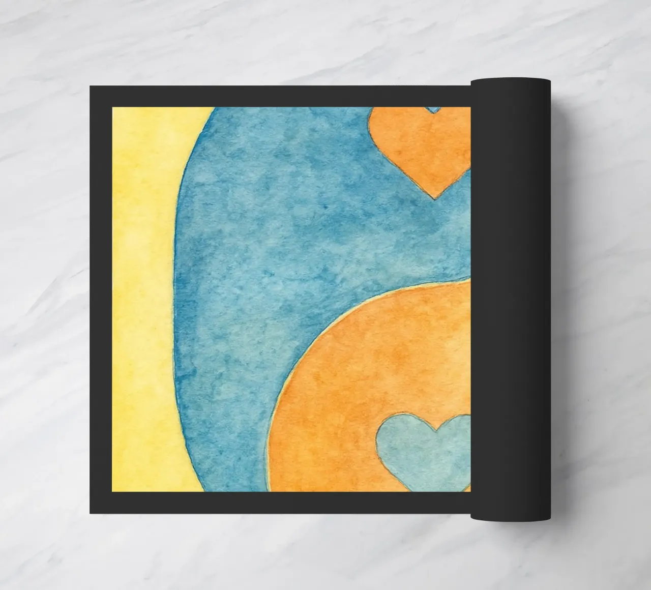 amore yin yang pittura colorata zerbino da vickeyroads