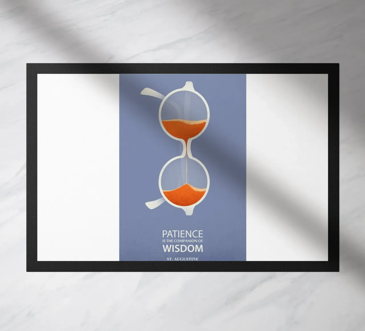 geduld deurmat van art quots shop